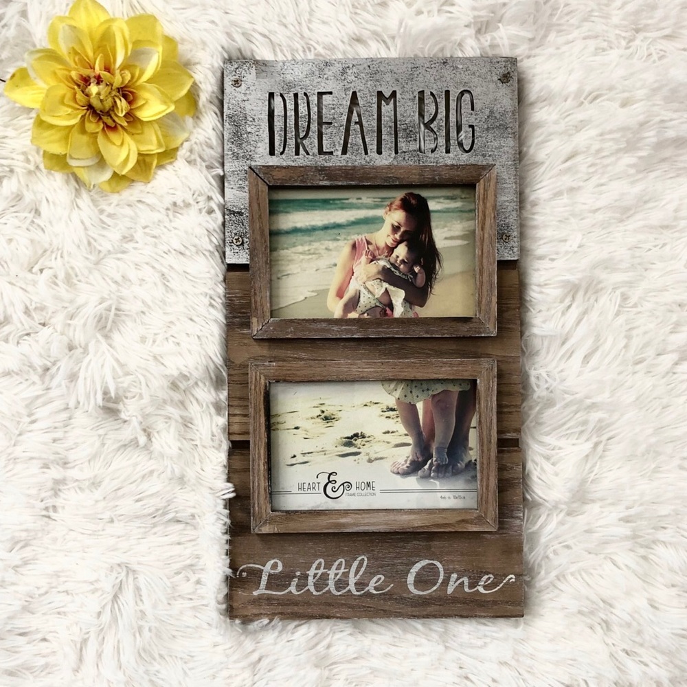 New with tag “ Dream Big Little One” picture frame